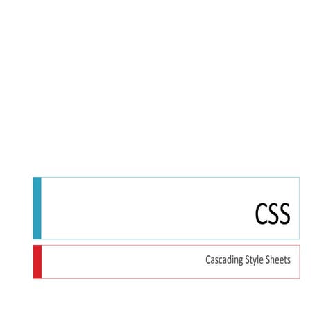 Css | PPT