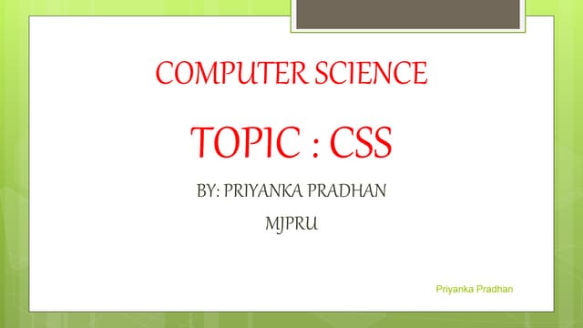 Css