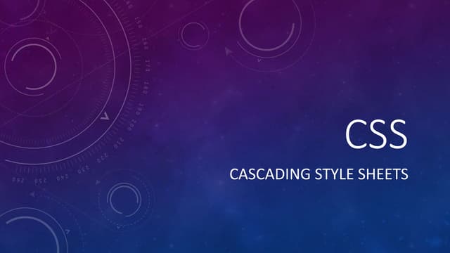 Css