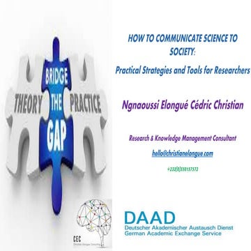 How to Communicate Your Research Results to Stakeholders: Practical Strategie...