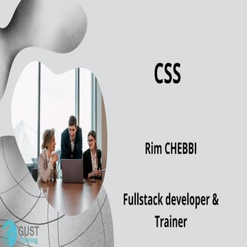 Cours CSS feuilles de style en cascade- mars 2015 | PPTX