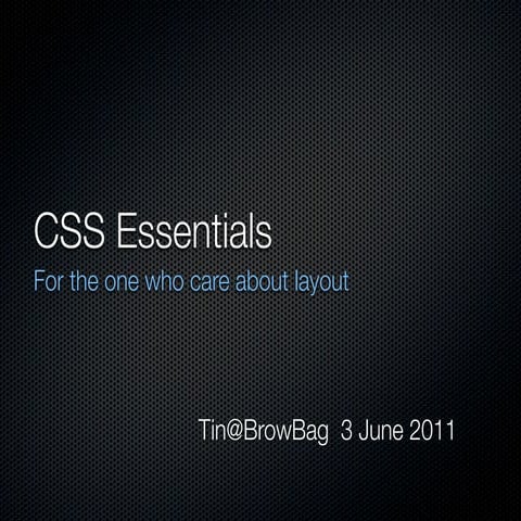 Css Essential | PPT