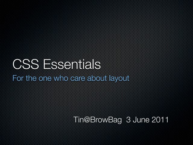 Css Essential