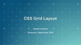 CSS Grid Layout