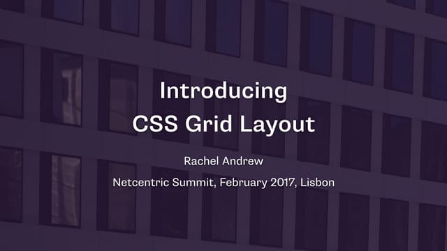 Introducing CSS Grid Layout