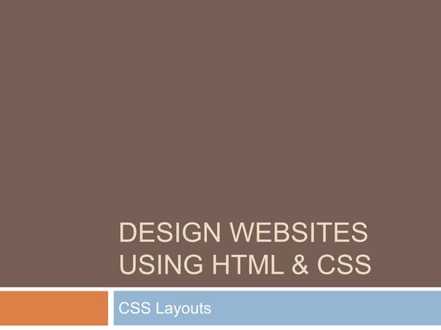 Css layouts-continued