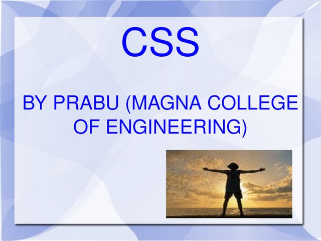 Css.prabu