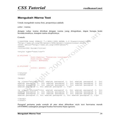 Css tutorial-11 | PDF