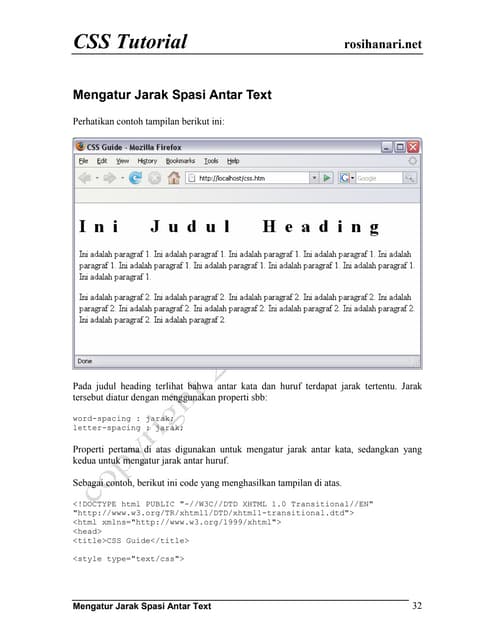 Css tutorial-04 | PDF
