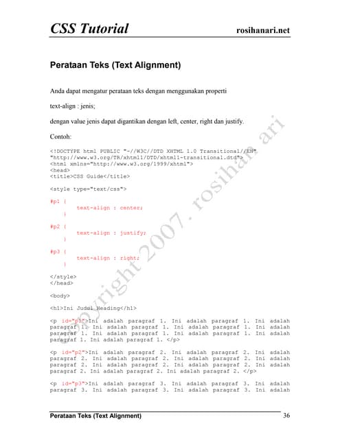 Css tutorial-04 | PDF