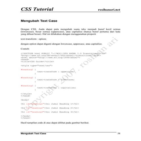 Css tutorial-16 | PDF