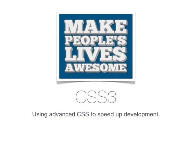 Advanced CSS Techniques