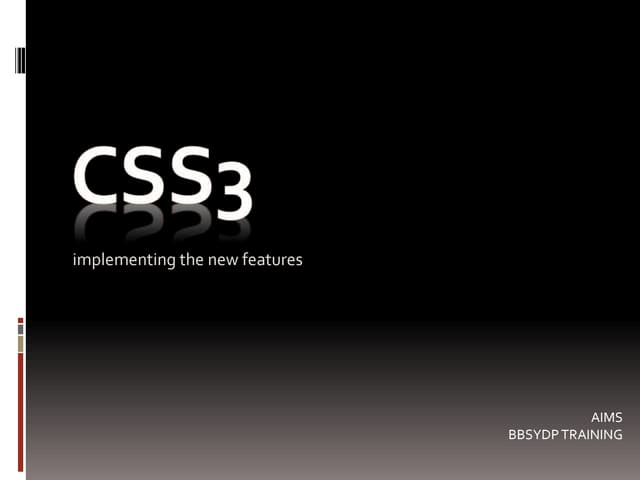 Css3 | PPT