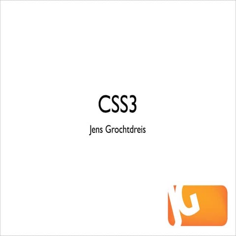 Kleiner Blick auf CSS3