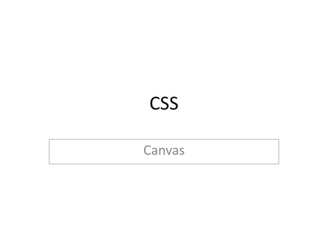 Css5 canvas