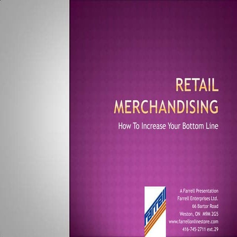 Retail Merchandising & Fixturing - Global Partner - Array Marketing | PPTX