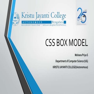 CSS BOX MODEL | PPT