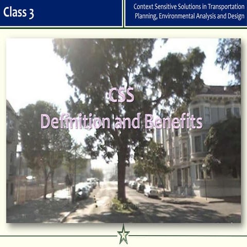 Css class 3   definition and benefits 120309