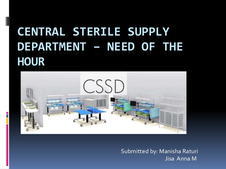 Central sterile supply department