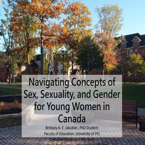 CSSE 2016 University of Calgary - Slides