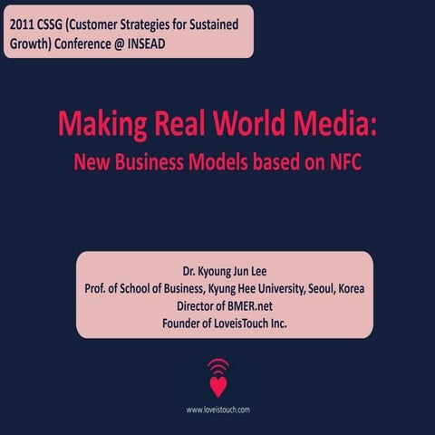 Making Real World Media: New Business Models based on NFC