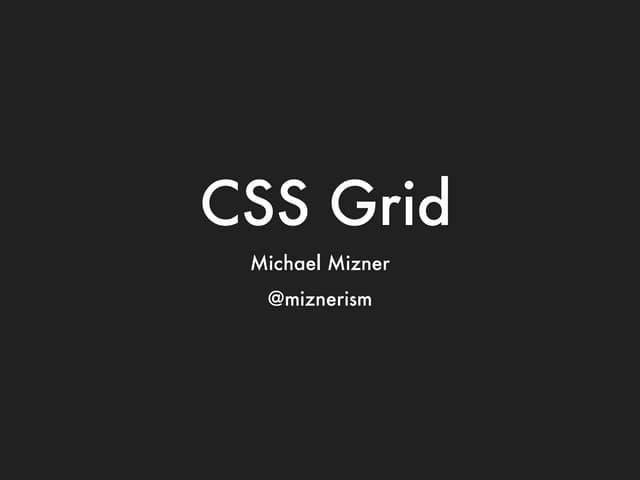 CSS Grid
