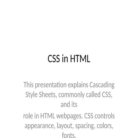 Comprehensive Introduction to CSS for Modern Web Design and Development ...