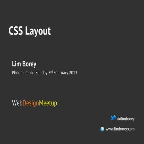Css layout | PPT
