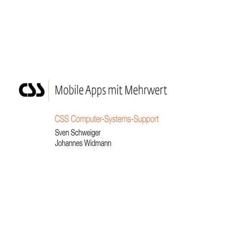 Mobile Apps mit Mehrwert