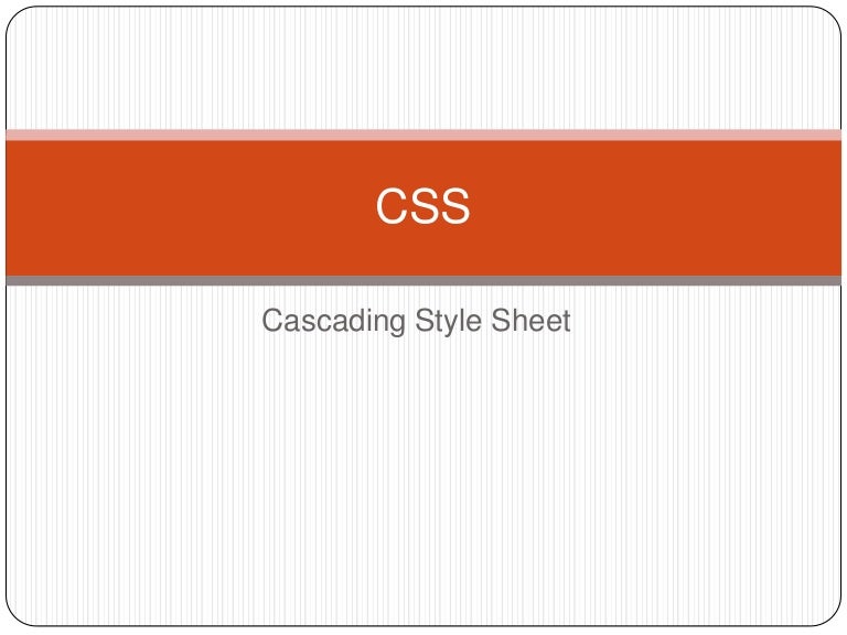 Css powerpoint