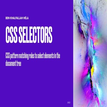 CSS selectors | PDF