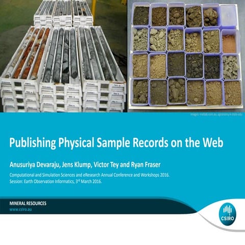 Publishing Physical Sample Records on the Web