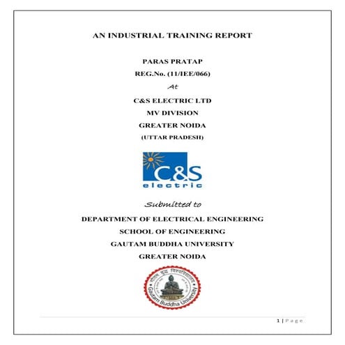 C&S Electric Summer Training Report