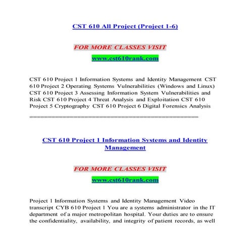 CST 610 RANK Educational Specialist--cst610rank.com