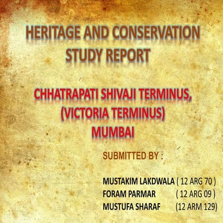 CST, MUMBAI (Heritage Conservation)