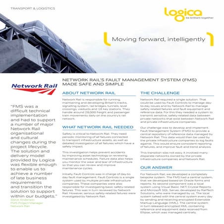 A case study on Network Rail’s Fault Management System (FMS) made safe and si...