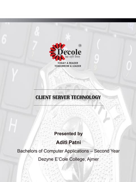 Presentation on Network Security