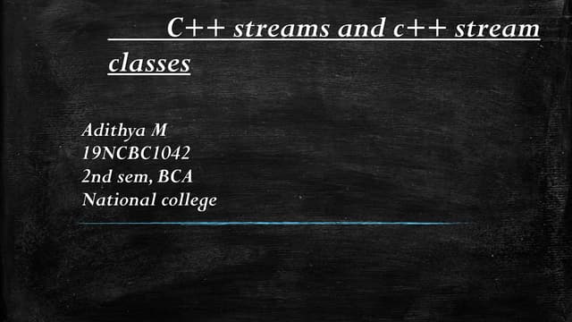 C++ | PPT