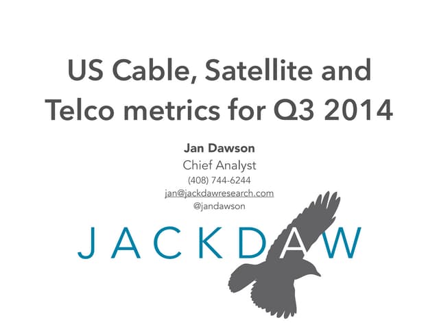 Cable, Satellite and Telco Trends for Q3 2014