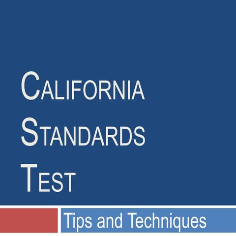 Cst test prep night 1