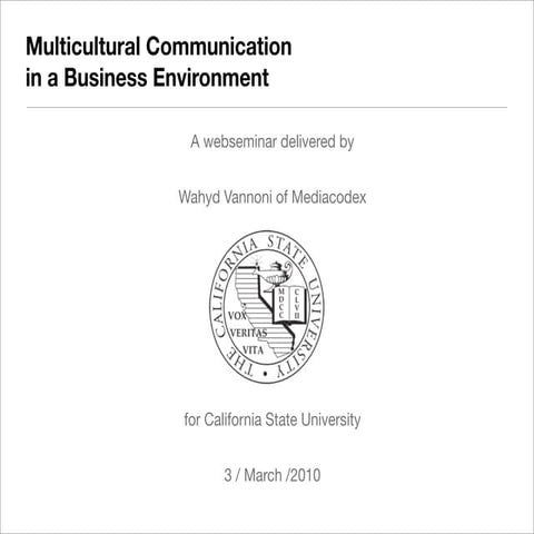 Tips for Multicultural Communications