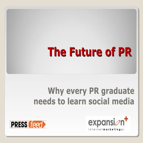 Why PR Graduates Should Master Social Media Strategy