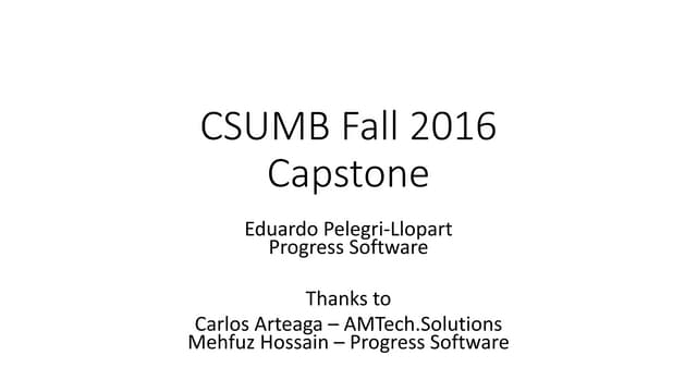 Csumb capstone-fall2016