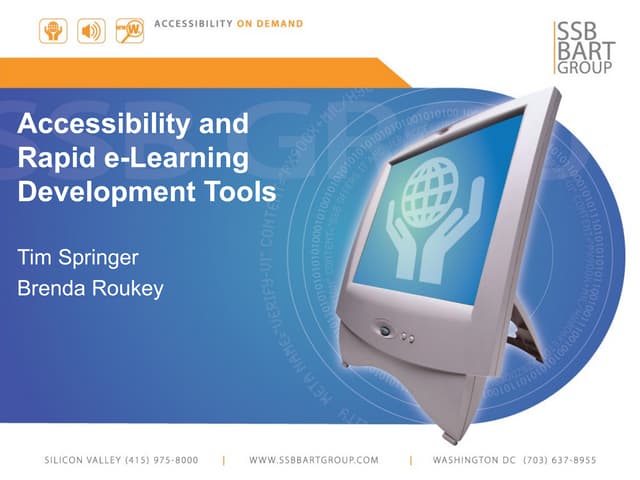 CSUN - Accessibility and Rapid e-Learning Tools