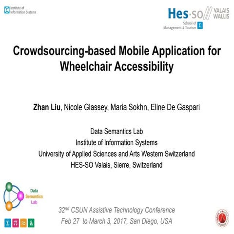 Crowdsourcing-based Mobile Application for Wheelchair Accessibility