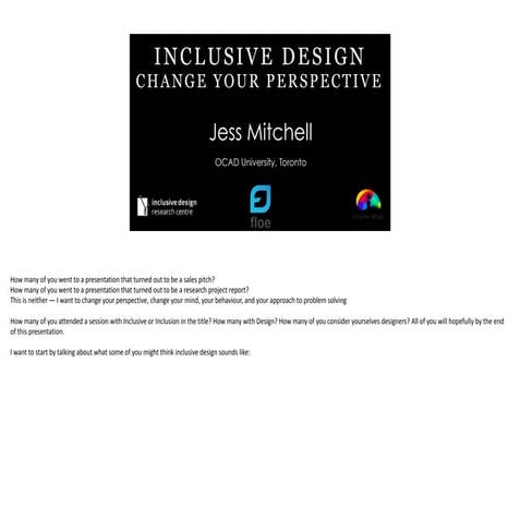 CSUN Inclusive Design Changes Perspective