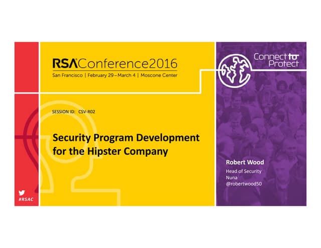 Security Program Development for the Hipster Company