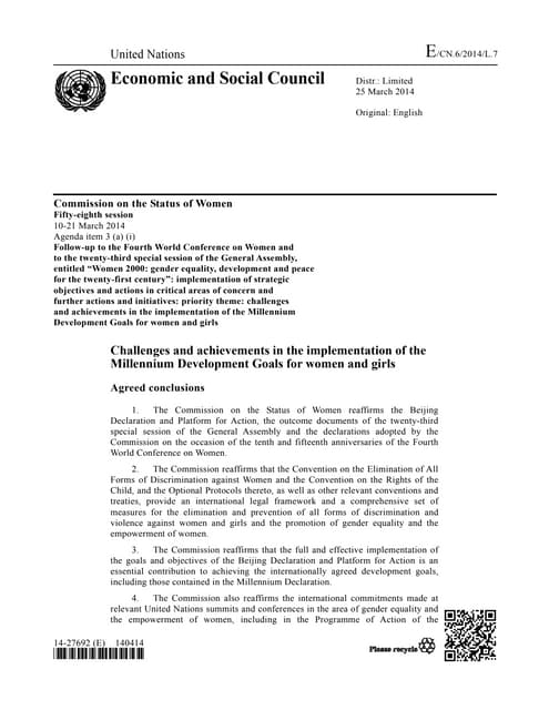 CSW58 Agreed Conclusions