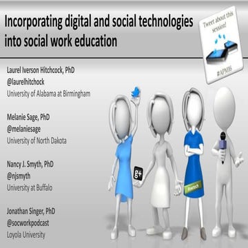 #APM16 Incorporating Digital & Social Technologies into Social Work Education