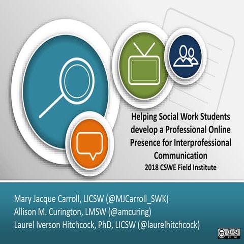 Helping Social Work Students develop a Professional Online Presence for Inter...